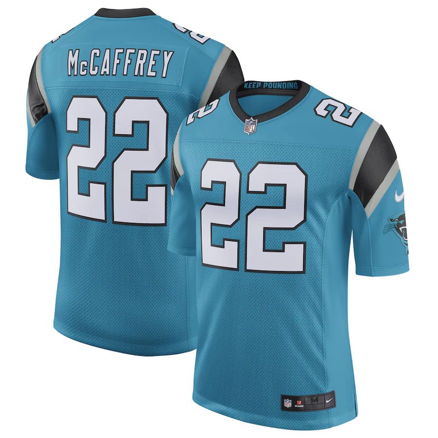 Men Carolina Panthers #22 Christian McCaffrey Nike Blue Classic Limited Player NFL Jersey->carolina panthers->NFL Jersey